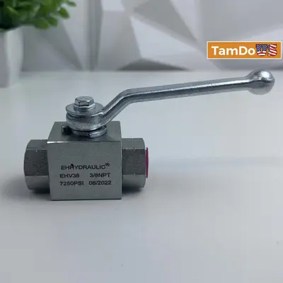 EHYDRAULIC EHV38 Hydraulic Ball Valve 3/8" NPT 7250 PSI High Pressure - Thumbnail 7
