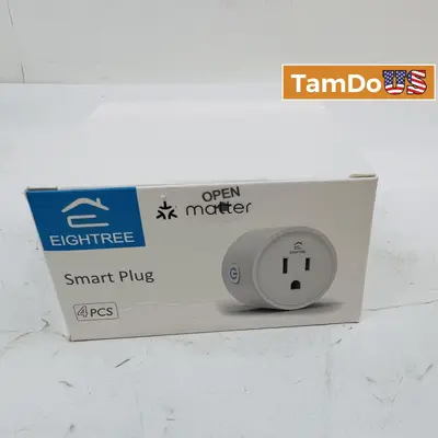 EIGHTREE Smart Plug ET06 WiFi Outlet 4 Pack - New - Real photo at TamDo.us