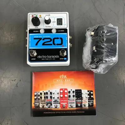 Electro-Harmonix EHX 720 Stereo Looper Pedal, 12 Minutes, 10 Loops, True Bypass - Thumbnail 2