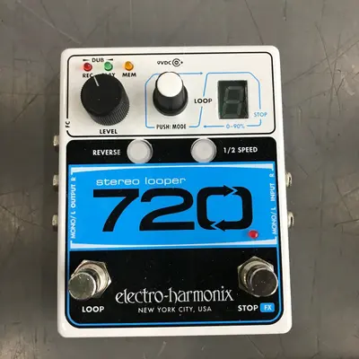 Electro-Harmonix EHX 720 Stereo Looper Pedal, 12 Minutes, 10 Loops, True Bypass - Thumbnail 4
