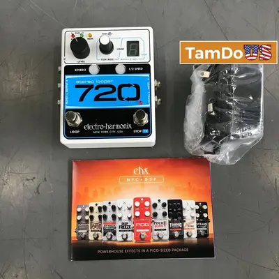 Electro-Harmonix EHX 720 Stereo Looper Pedal, 12 Minutes, 10 Loops, True Bypass - New Open Box - Real photo at TamDo.us