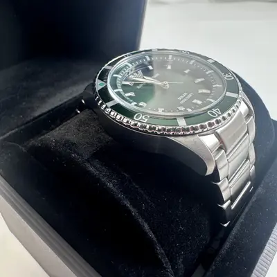 Emporio Armani AR11698 World Explorer Solar Green Dial Stainless Steel Men Watch - Thumbnail 3