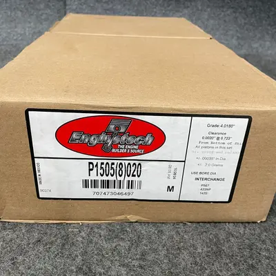 Enginetech P1505(8)020 Piston Set, 0.020" Oversize, Engine Rebuild Kit - Thumbnail 2