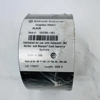 Entrust Datacard 559789-501 Premium Black Ribbon for MX Series & Maxsys - Thumbnail 4