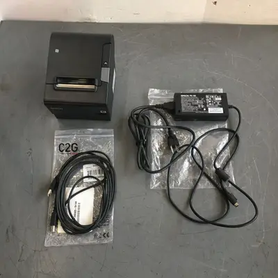 Epson M338a USB POS Thermal Receipt Printer With Power Adapter - Excellent - Real photo at TamDo.us