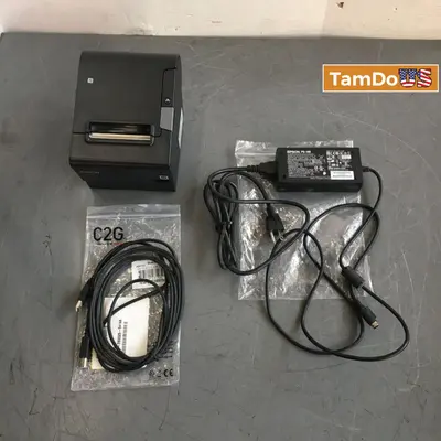 Epson M338a USB POS Thermal Receipt Printer With Power Adapter - Thumbnail 7
