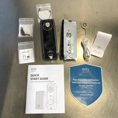 eufy Dual Camera Smart Video Doorbell + Chime 2K HDR Security Cam work w/ Alexa - Thumbnail 5