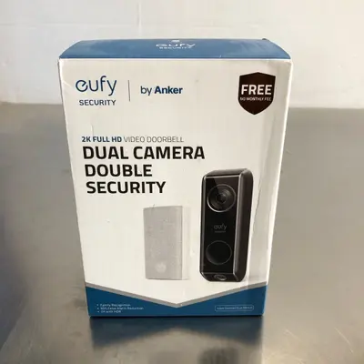 eufy Dual Camera Smart Video Doorbell + Chime 2K HDR Security Cam work w/ Alexa - Thumbnail 2