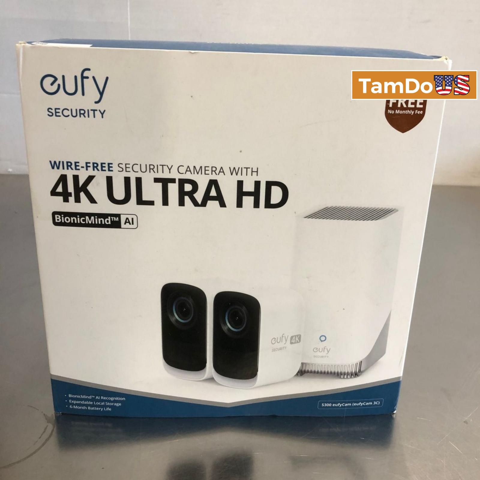 eufy S300 eufyCam 3C 4K Outdoor Camera Wireless Spotlight Night Vision 2-Cam Kit - Photo 1 - Real photo at TamDo.us