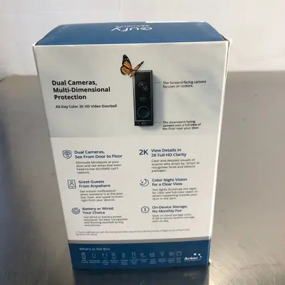 eufy Security Video Doorbell E340 2K Wireless Dual Cameras Color Night Vision - Thumbnail 3
