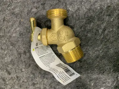 Lot of 2 Everbilt 3/4" Brass Hose Bibbs – MIP x MHT - Thumbnail 4