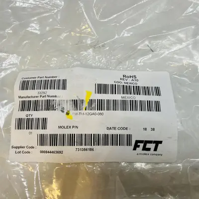 FCT MOLEX FM-TM-12GA0-080 Circular Connector – A-Code, 12 Position Plug - Thumbnail 7
