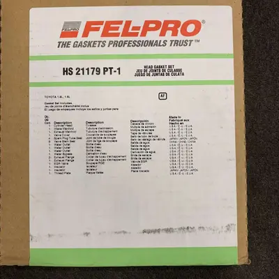 Fel-Pro HS 21179 PT-1 Head Gasket Set for Toyota 1.8L 1.6L - Thumbnail 7