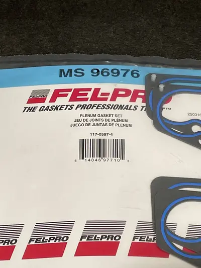 Fel-Pro MS 96976 Intake Plenum Gasket Set FOR Chevrolet Cadillac Buick Saab V6 - Thumbnail 3