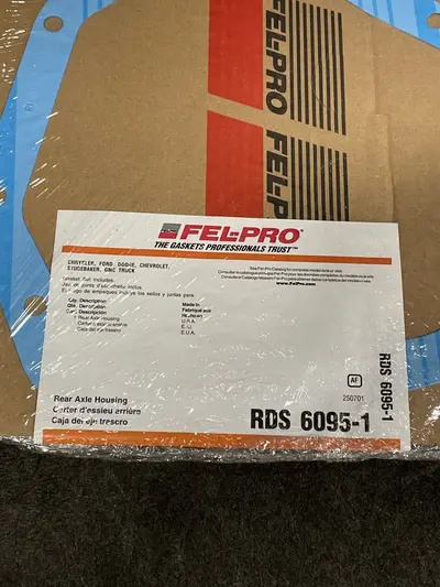Fel-Pro RDS 6095-1 Rear Axle Housing Gasket FOR Chrysler Ford Dodge Chevrolet - Thumbnail 2