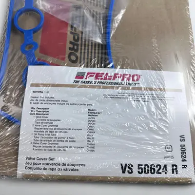 Fel-Pro VS 50624 R Engine Valve Cover Gasket Set Toyota 1.5L 1NZ-FE 1NZ-FXE - Thumbnail 8