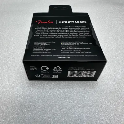 Fender Infinity Strap Locks Steel Guitar Strap Button Set Chrome 0990818600 - Thumbnail 3