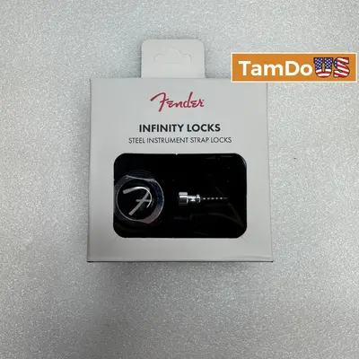Fender Infinity Strap Locks Steel Guitar Strap Button Set Chrome 0990818600 - Thumbnail 1