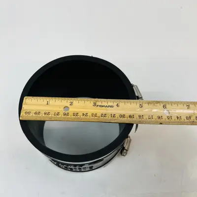 FERNCO 1056-44 Flexible Coupling 4" x 4" Cast Iron, PVC, ABS Pipe Connector - Thumbnail 2