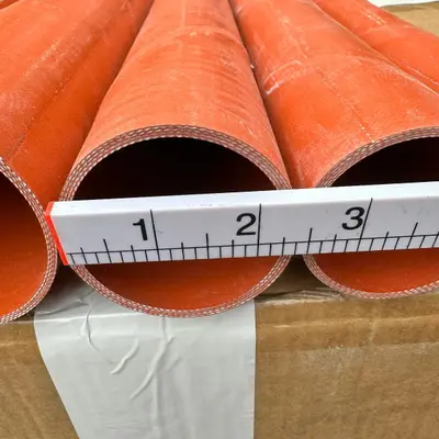 Fiberglass FRP Tubing Set, 1.5"–5" OD, 35" Length Industrial Insulation Tubes - Thumbnail 6