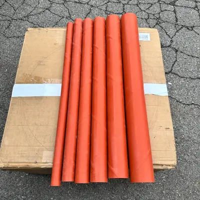 Fiberglass FRP Tubing Set, 1.5"–5" OD, 35" Length Industrial Insulation Tubes - Thumbnail 9