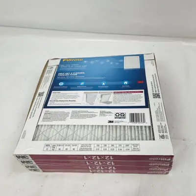 Filtrete 1600 MPR Ultra Allergen 2X Bacteria & Virus Filter 12x12x1 (4 Pack) - Thumbnail 3