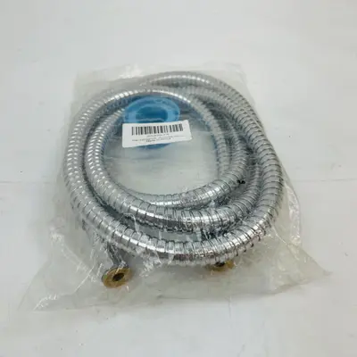 Flexible Chrome Shower Hose w/ Brass Ends & PTFE Tape - Thumbnail 4