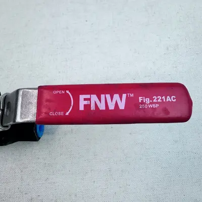 FNW Fig. 221AC 1/2" WCB 2000 CWP Carbon Steel Ball Valve Threaded - Thumbnail 7