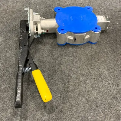 FNW FNWHPA1LSTLM 3" Steel Butterfly Valve, CF8M Body/Disc - Thumbnail 3