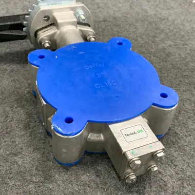FNW FNWHPA1LSTLM 3" Steel Butterfly Valve, CF8M Body/Disc - Thumbnail 5