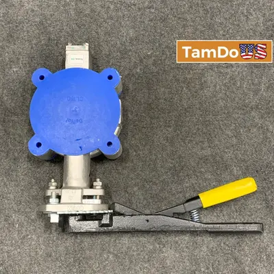 FNW FNWHPA1LSTLM 3" Steel Butterfly Valve, CF8M Body/Disc - Thumbnail 1