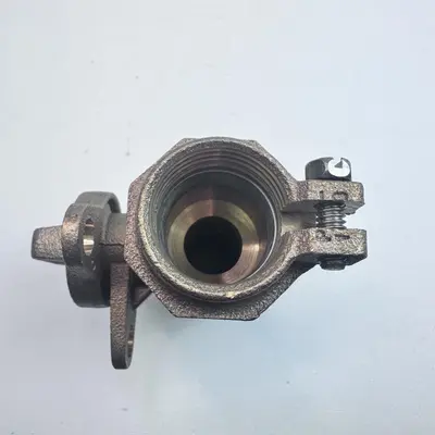 Ford Meter Box 3/4" NL Brass Ball Corporation Stop Valve CTS Compression - Thumbnail 5