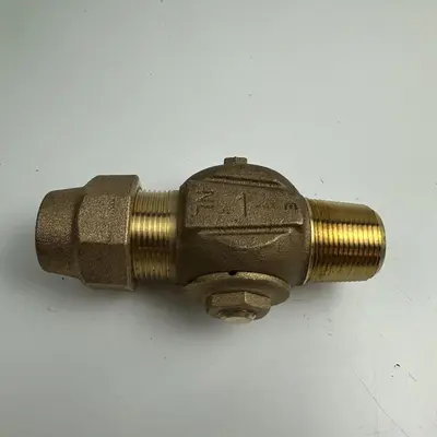 Ford Meter Box Brass Check Valve, 1" NPT, Water Service Backflow Preventer - Thumbnail 9