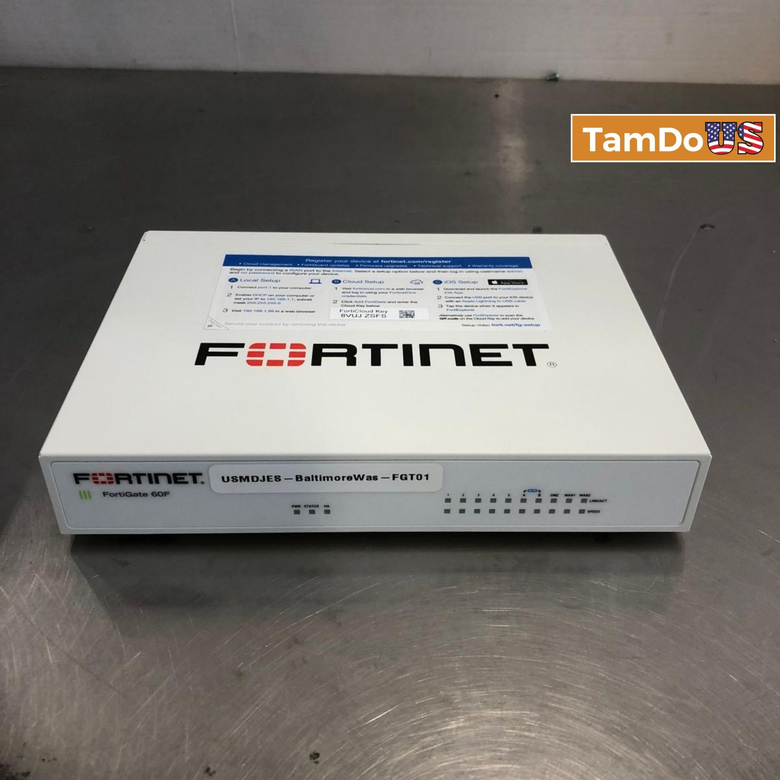 Fortinet FortiGate 60F FG-60F Next Gen Firewall Security Appliance Desktop Router - Photo 1 - Real photo at TamDo.us