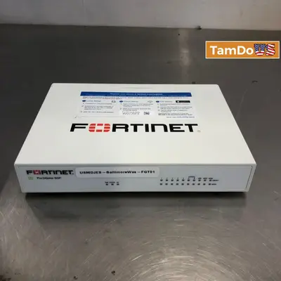 Fortinet FortiGate 60F FG-60F Next Gen Firewall Security Appliance Desktop Router - Thumbnail 1
