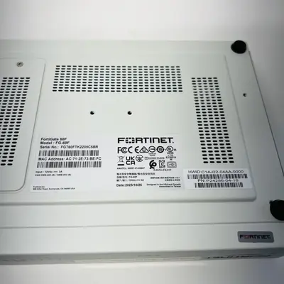 Fortinet FortiGate 60F FG-60F Next Gen Firewall Security Appliance Desktop Router - Thumbnail 5
