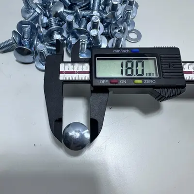 Garage Door 18mm x 23mm Track Carriage Bolts (Qty: 40) - Thumbnail 4