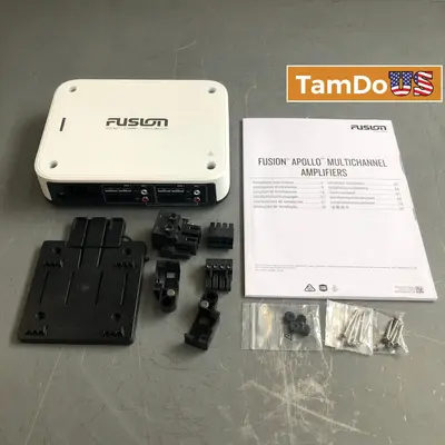 Garmin Fusion Apollo MS-AP41200 4 Channel Marine Amplifier 1200W Peak DSP - New Open Box - Real photo at TamDo.us