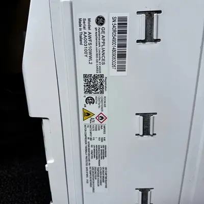 GE 10000 BTU Window Air Conditioner Unit 115V Fits 450 Sq Ft Room 10.9 CEER R32 - Thumbnail 5