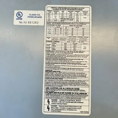 GE A Series II Panelboard AQF3422ABX 225A 208Y/120V 3PH - Thumbnail 8