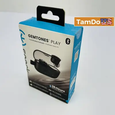 Gemtones Play True Wireless Earbuds – Long Battery, Bluetooth 5.3, IPX5 - Thumbnail 1