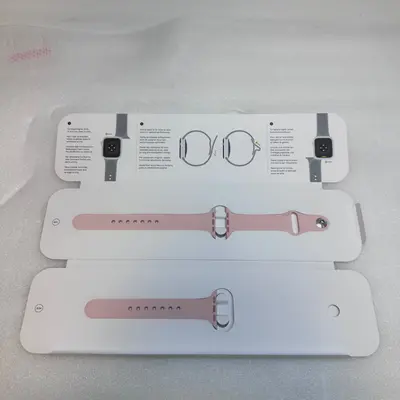 Genuine Apple Watch 40mm Sport Band Pink Sand Strap S/M M/L Stainless Steel Pin - Thumbnail 6