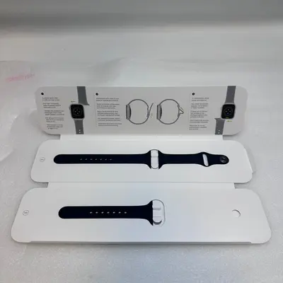 Genuine Apple Watch 41mm Sport Band Midnight Strap S/M M/L Fits 38mm 40mm 42mm - Thumbnail 4