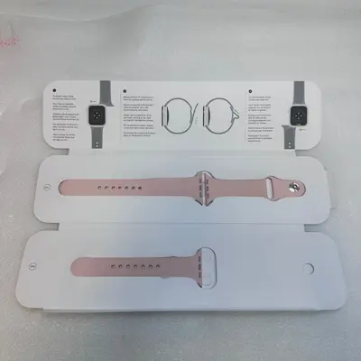 Genuine Apple Watch 44mm Pink Sand Sport Band (S/M & M/L) - Thumbnail 6