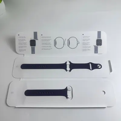 Genuine Apple Watch 45mm Sport Band Dark Cherry Strap S/M M/L Fits 42 44mm 49mm - Thumbnail 6