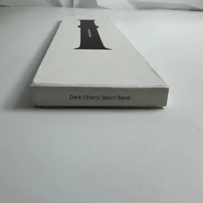 Genuine Apple Watch 45mm Sport Band Dark Cherry Strap S/M M/L Fits 42 44mm 49mm - Thumbnail 5