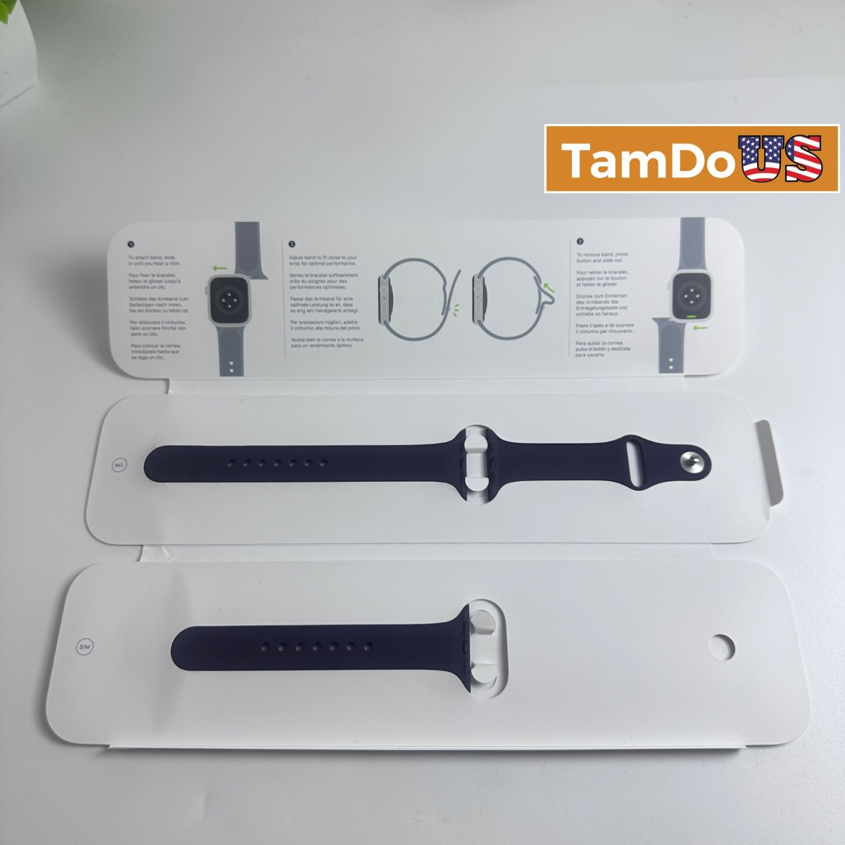 Genuine Apple Watch 45mm Sport Band Dark Cherry Strap S/M M/L Fits 42 44mm 49mm - Photo 1 - Real photo at TamDo.us