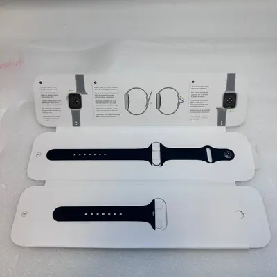 Genuine Apple Watch 45mm Sport Band Midnight Strap S/M M/L Fits 42mm 44mm 49mm - Thumbnail 6