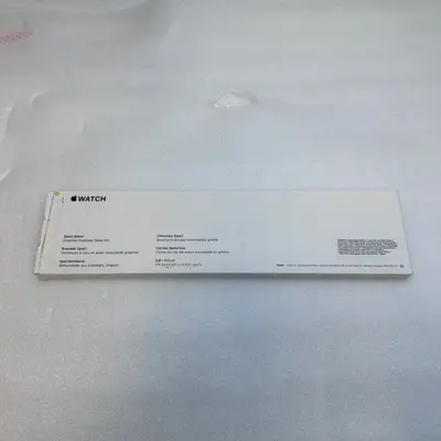 Genuine Apple Watch 45mm Sport Band Midnight Strap S/M M/L Fits 42mm 44mm 49mm - Thumbnail 5