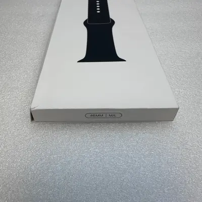 Genuine Apple Watch 46mm Sport Band Midnight Strap Size M/L Fits 45mm 49mm Ultra - Thumbnail 2